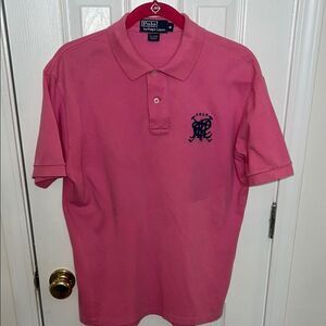 Polo by Ralph Lauren Men's Pink Polo Shirt